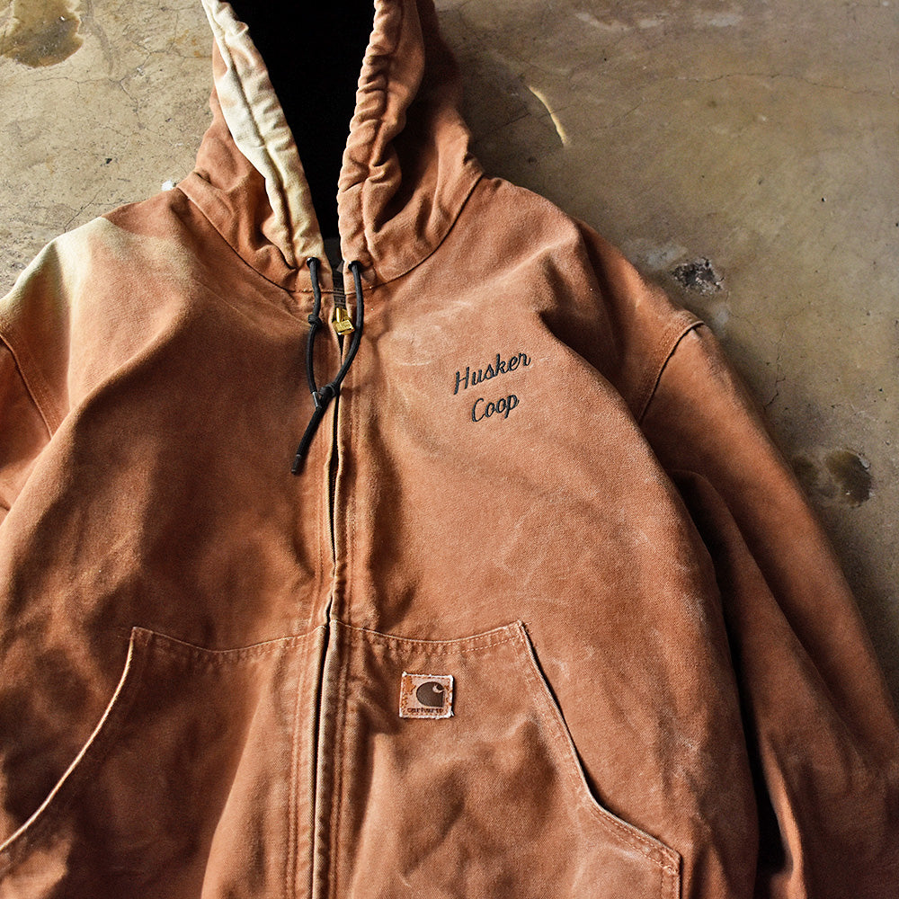 Y2K Carhartt 刺繍 アクティブパーカー キルティングライナー 240402H