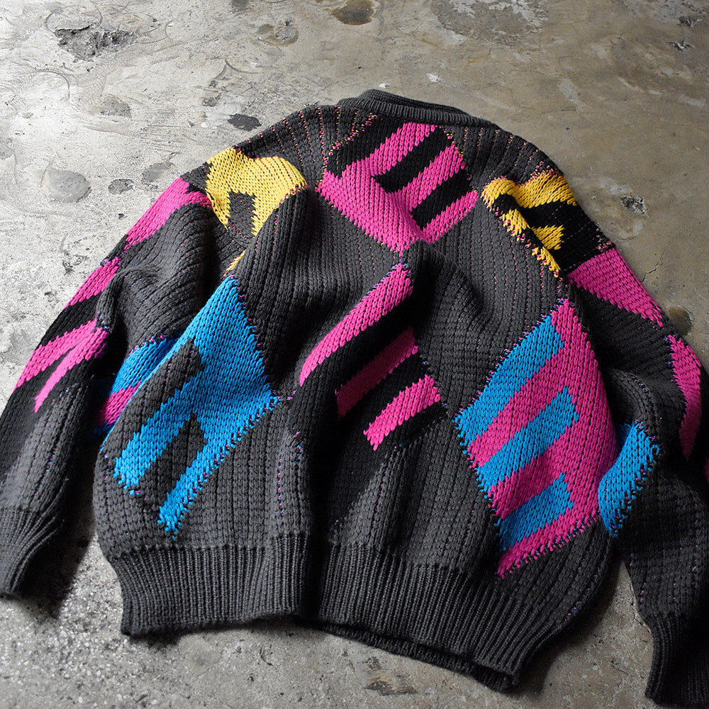 90's COOGI ハイネック ウール ニットセーター 240224