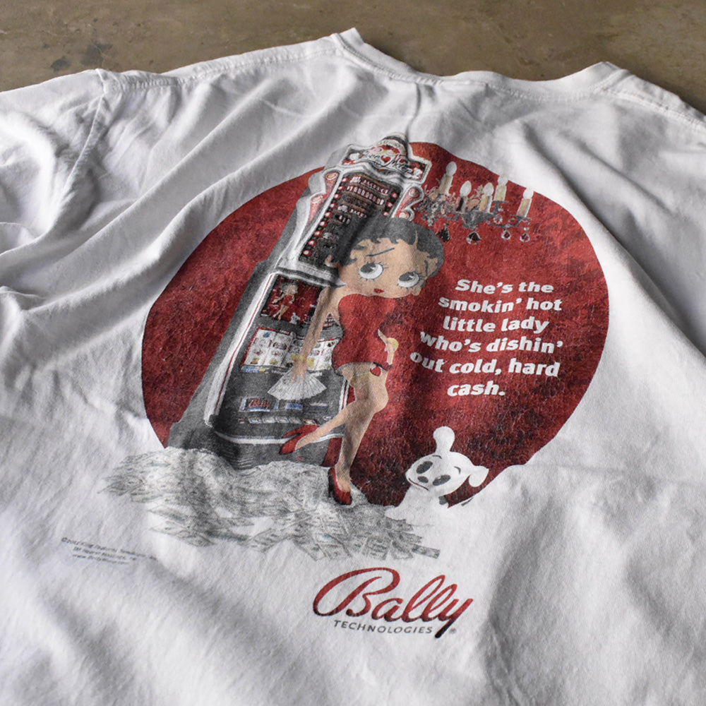 Bally Technologies “Betty Boop's Love Meter” 企業 キャラ Tシャツ 240417