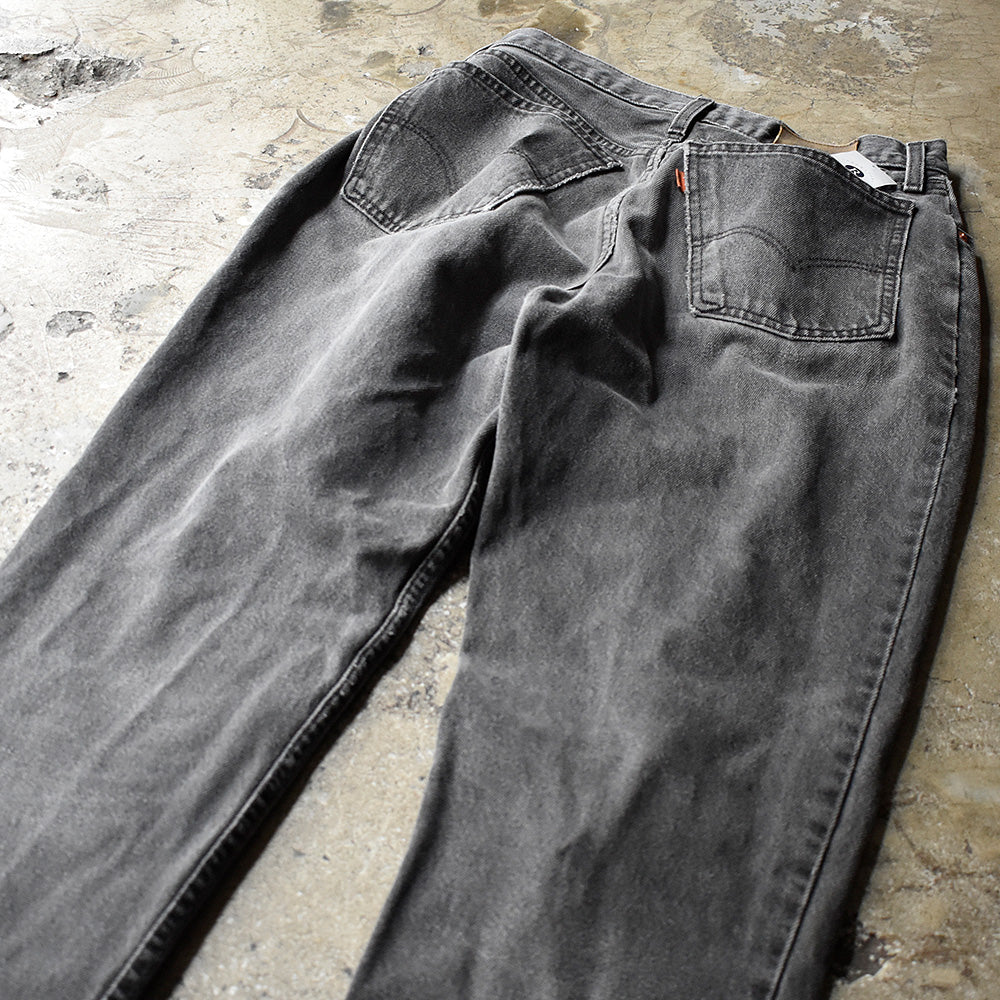 90’s Levi's 881 オレンジタブ ブラック デニムパンツ Euro製 240304H