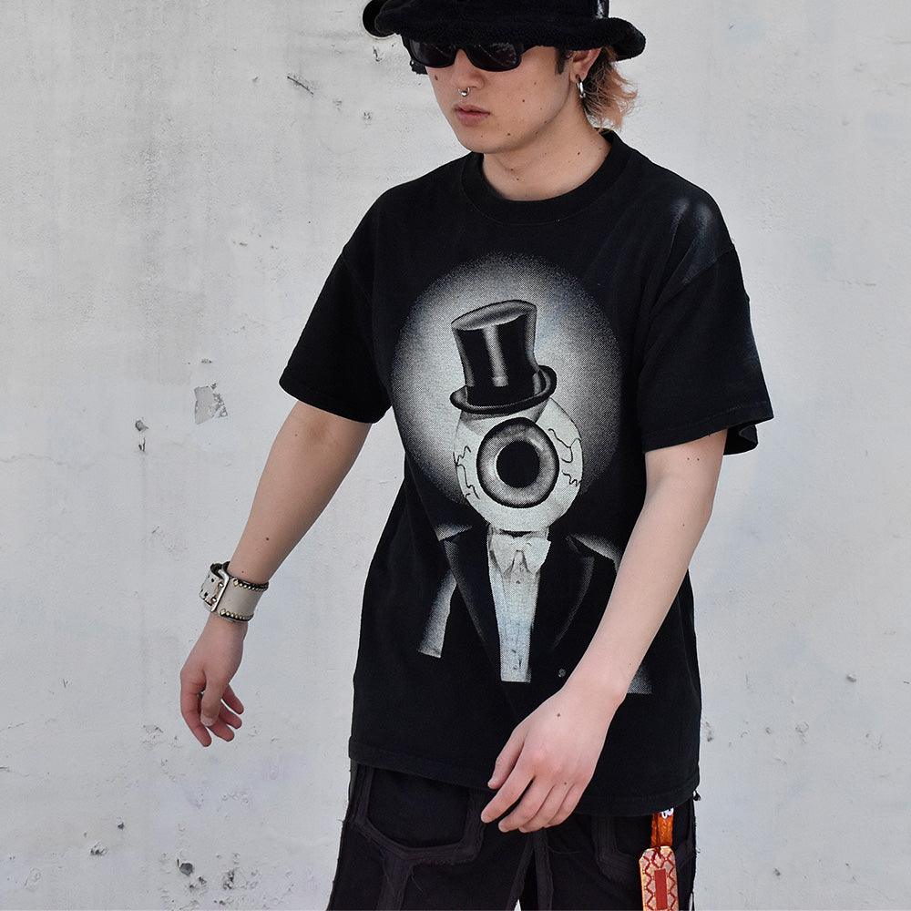Y2K The Resdeints “Halloween 2001” Tシャツ 蓄光プリント 240420H
