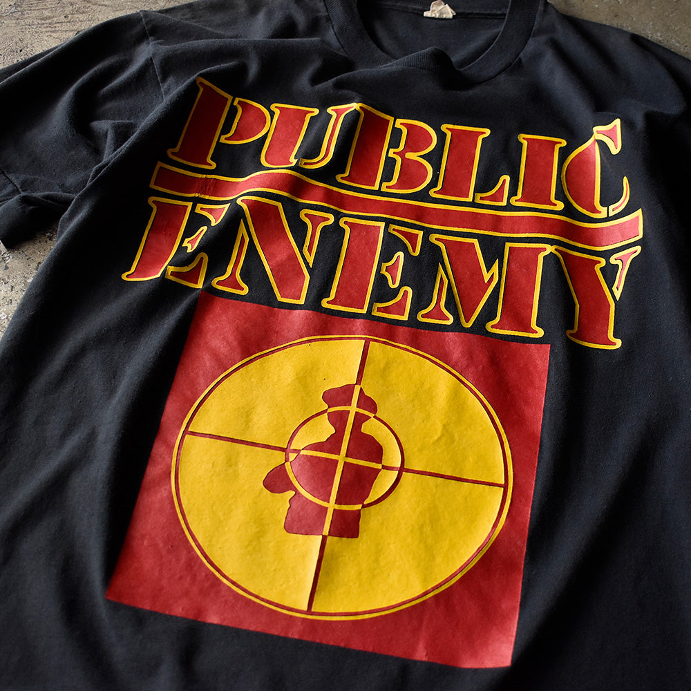 80's Public Enemy Rap Tシャツ 240410H