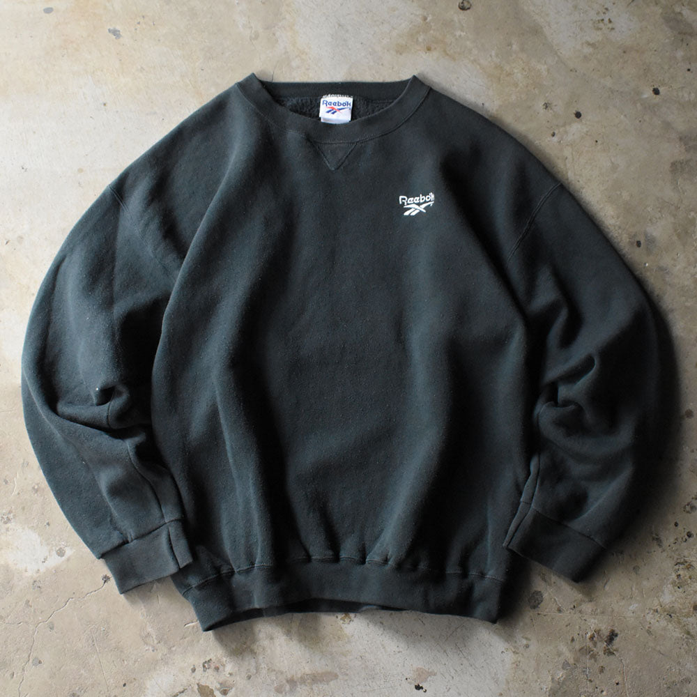 90's Reebok ロゴ クルーネックスウェット USA製 240704