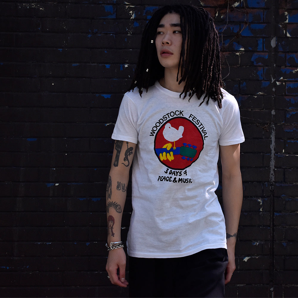 70's 初期! Woodstock Festival ロゴTシャツ 231013HY33