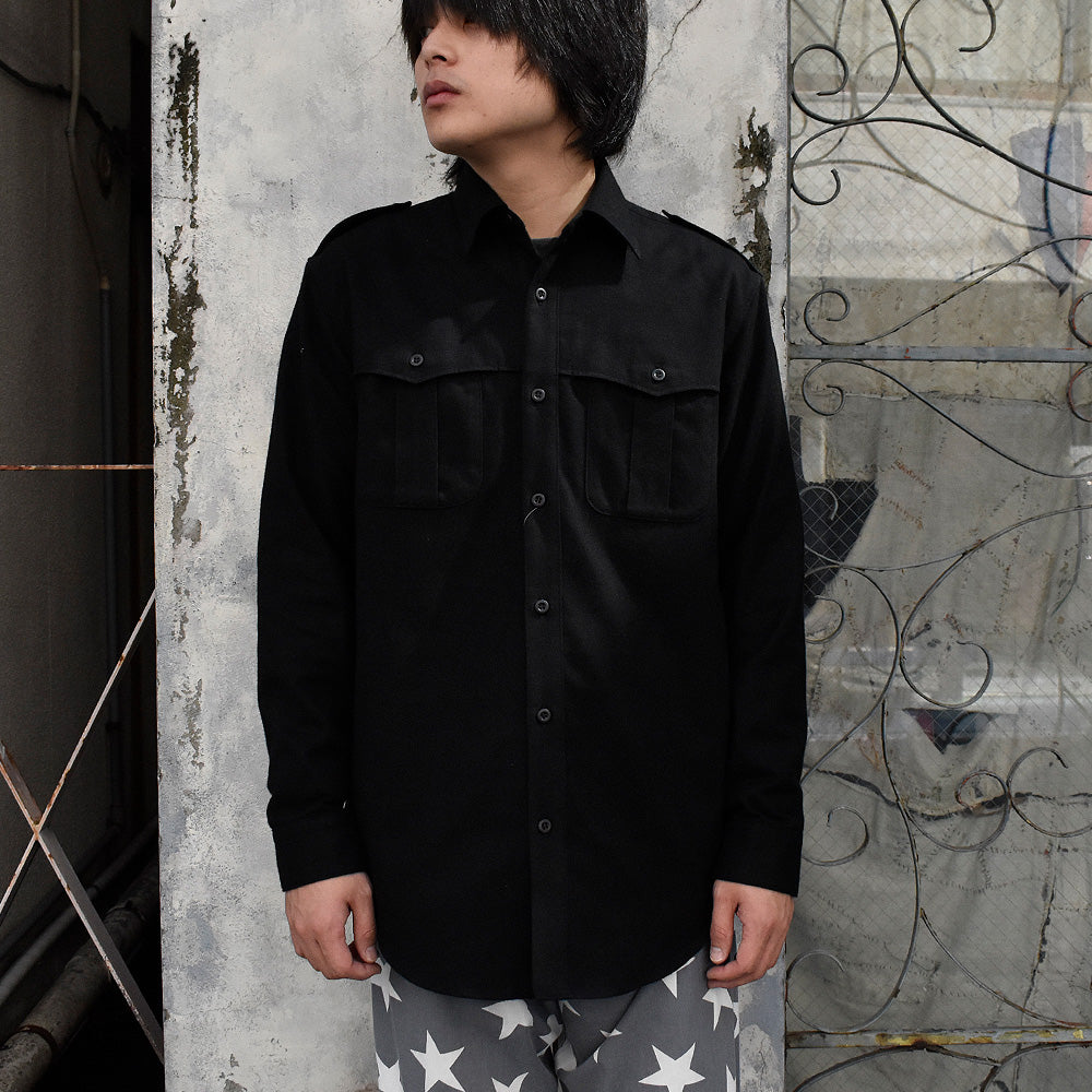 blackmeans エポレット付き コットンシャツ 945-78TS161-1 231010H
