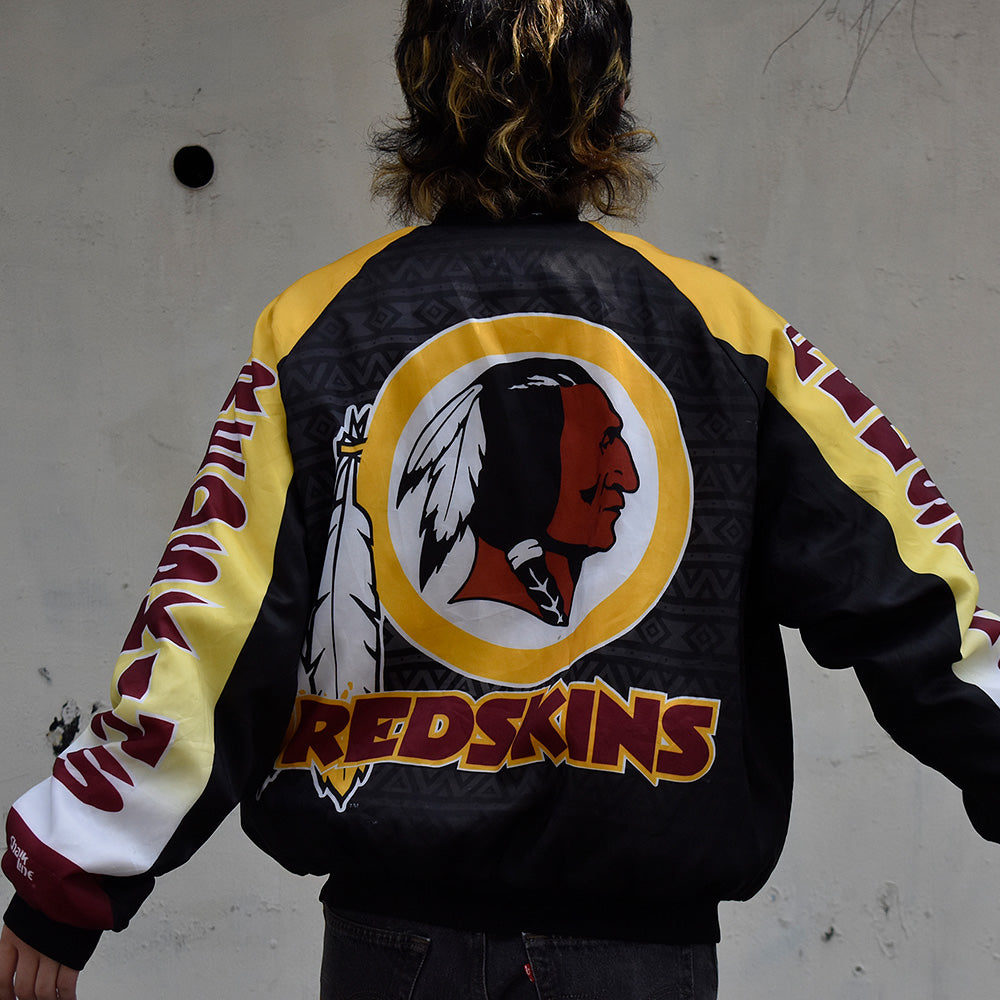 90's Chalk Line NFL “Washington Redskins” ナイロンアワードジャケット USA製 230929