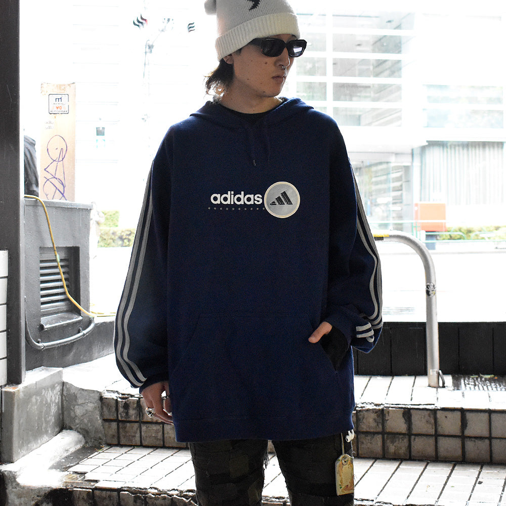 Y2K adidas パフォーマンスロゴ パーカー 231117H