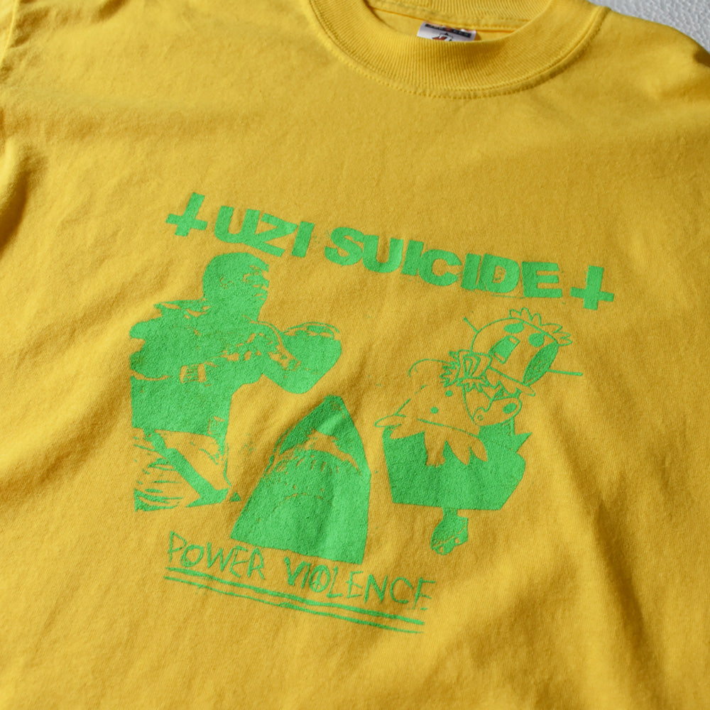Y2K デッドストック! Uzi Suicide "Power Violence" Tシャツ 250926