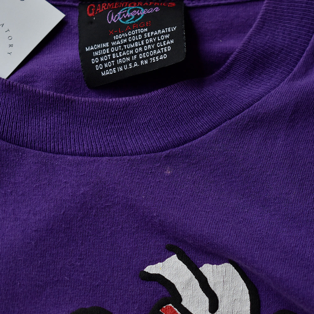 90's Peanuts スヌーピー “MEAN MACHINE” 海外アニメ キャラ Tシャツ USA製 250813H