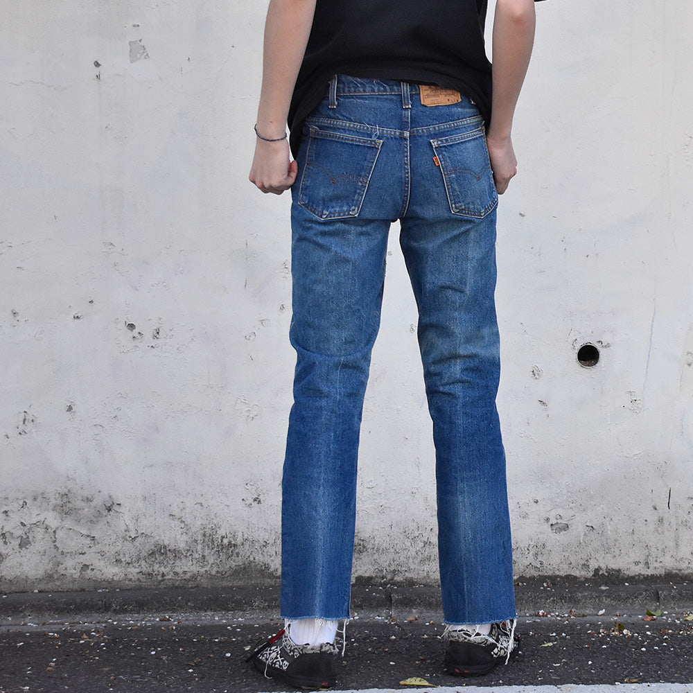 80's Levi's 509-0217 オレンジタブ テーパード スリムフィット デニムパンツ USA製 250204H