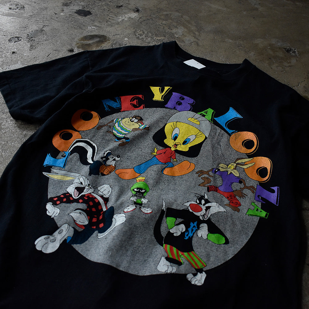 90's Looney Tunes "Looney Balooza" 海外アニメ キャラ Tシャツ USA製 230816H