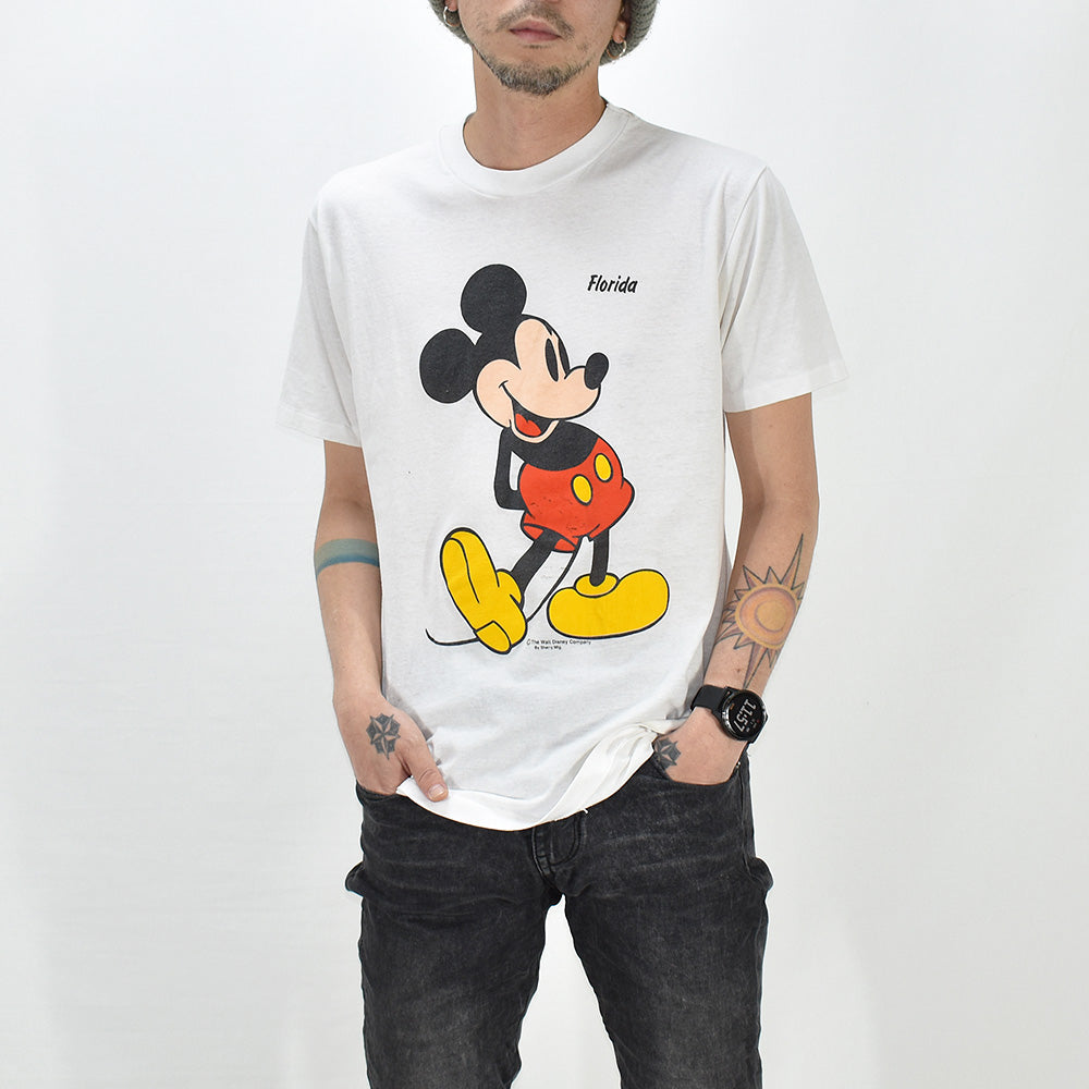 80's Disney "Mickey" キャラ Tシャツ USA製 230906H