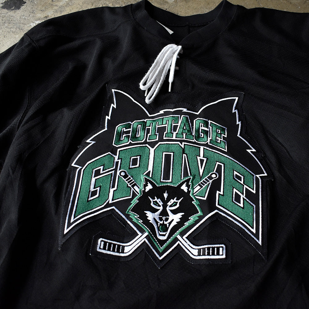 Y2K “COTTAGE GROVE WOLFPACK“ ホッケーシャツ 250708H
