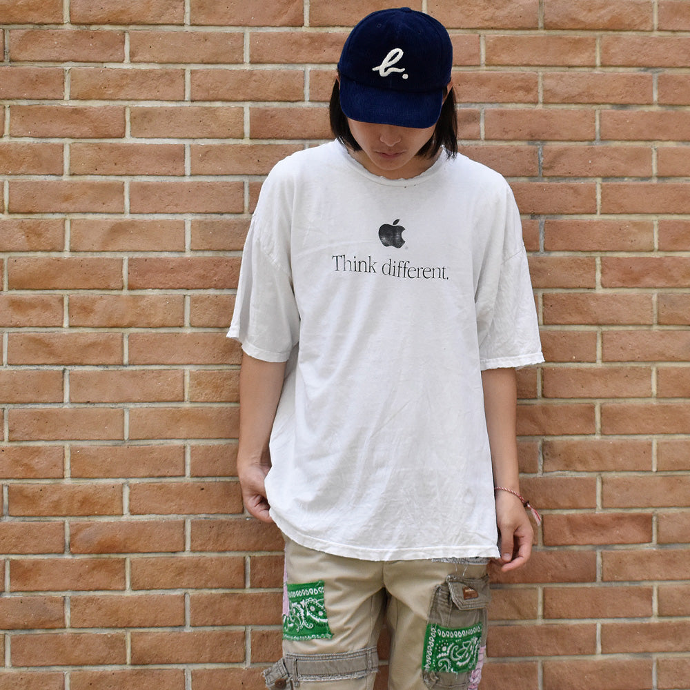 90's ダメージ! Apple “Think different“ Tシャツ 240811H