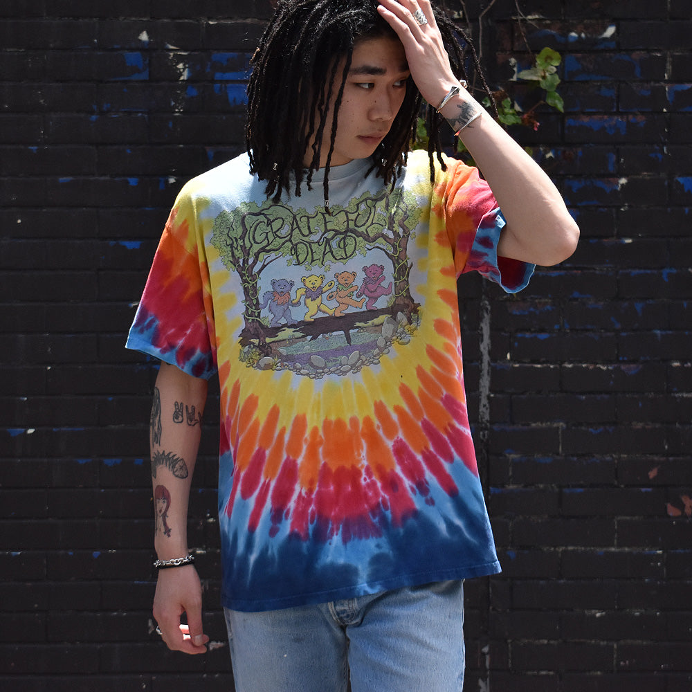 90's Grateful Dead/グレイトフル・デッド "DEAD BEARS " タイダイTee 230618H