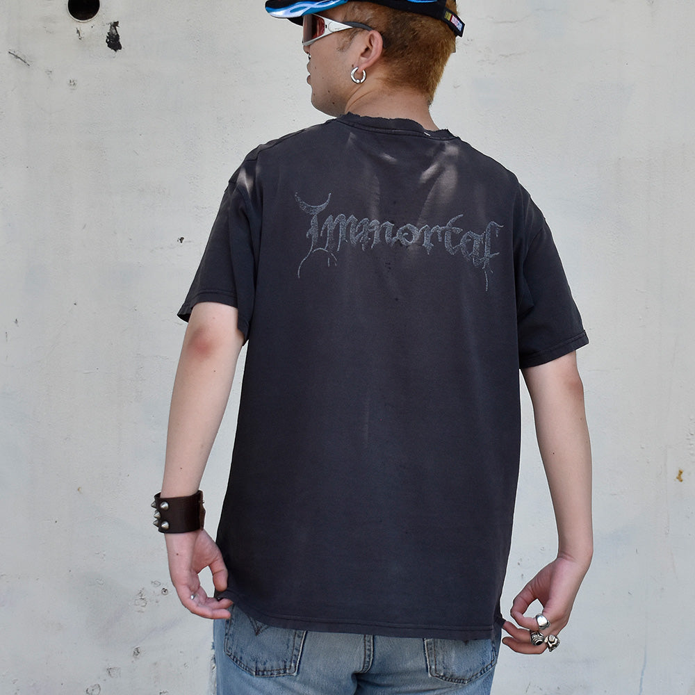 Y2K Immortal “All Shall Fall“ ロック Tシャツ 250726H