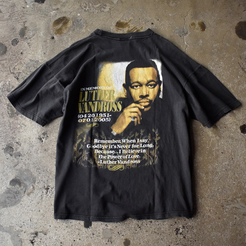 Y2K “Luther Vandross” メモリアルTシャツ 250608H