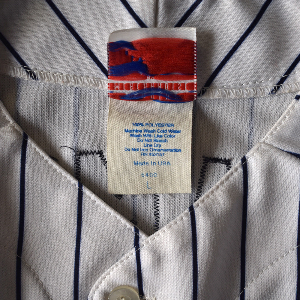 Y2K Majestic “MLB NY Yankees / Jason Giambi #25” ベースボールシャツ USA製 221003H