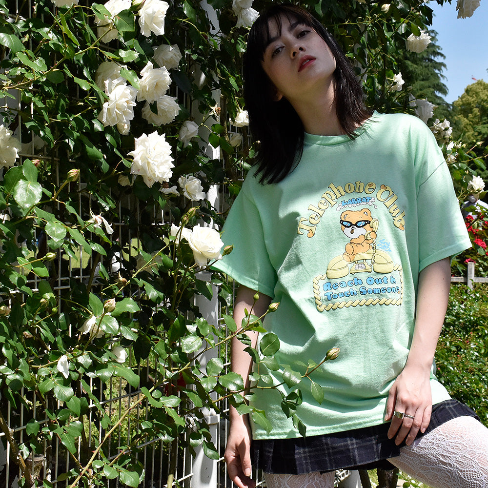 foxy illustrations×LABRAT "Telephone Club" Tシャツ LR-2024-05 240601