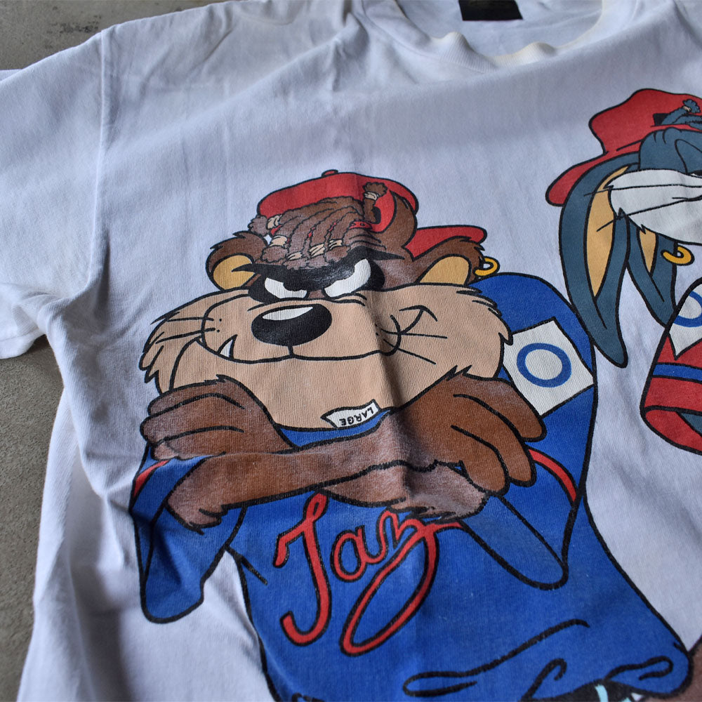 90’s Looney Tunes “Bugs&Taz Kris Kross” パロディTシャツ USA製 231005