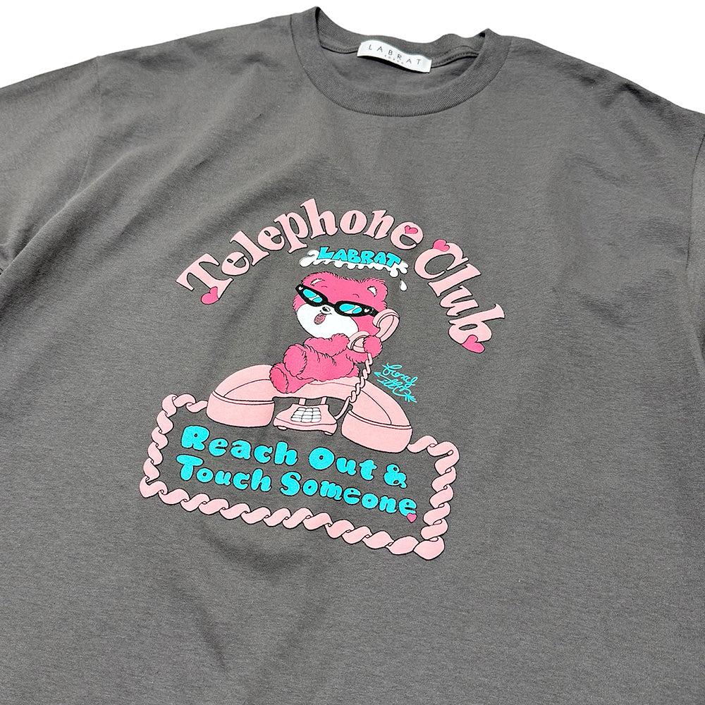 foxy illustrations×LABRAT "Telephone Club" Tシャツ LR-2024-05 240601
