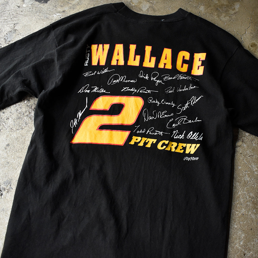 90's “Rusty Wallace“ レーシングTシャツ USA製 250718H
