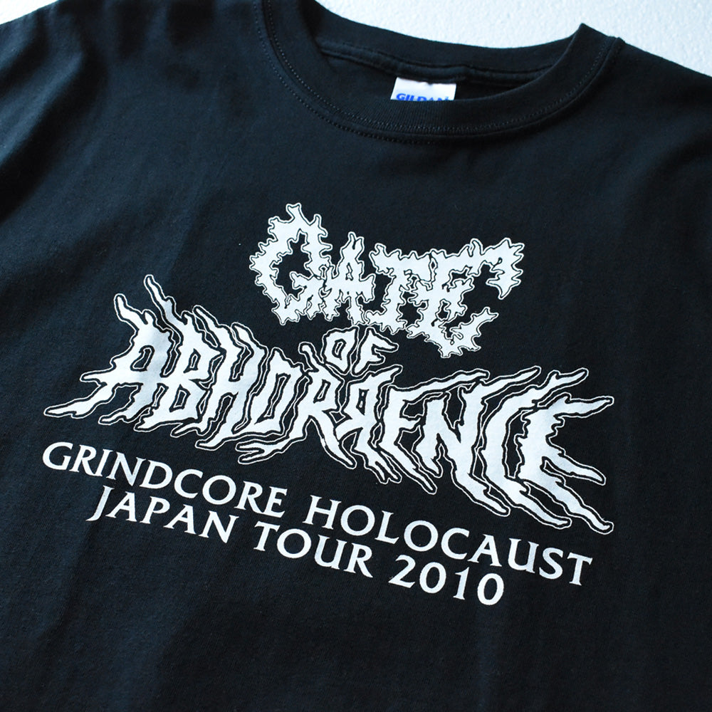 デッドストック! Agents of Abhorrence × GATE "Grindcore Holocaust Japan Tour 2010" Tシャツ 250919