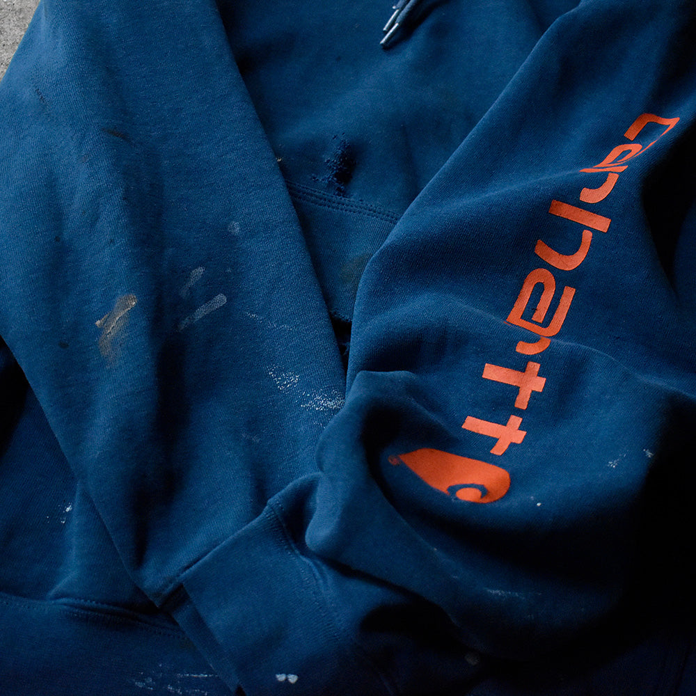 Carhartt ダメージ×ペンキ プルオーバーパーカー 250305H