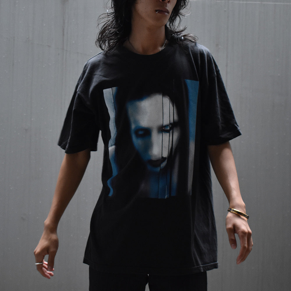 90's Marilyn Manson/マリリン・マンソン "The Long Hard Road Out of Hell" Tee 230701H