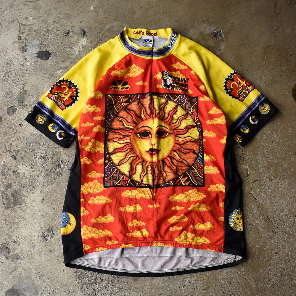 Y2K voler “Sun & Moon” サイクリングシャツ USA製 250518H