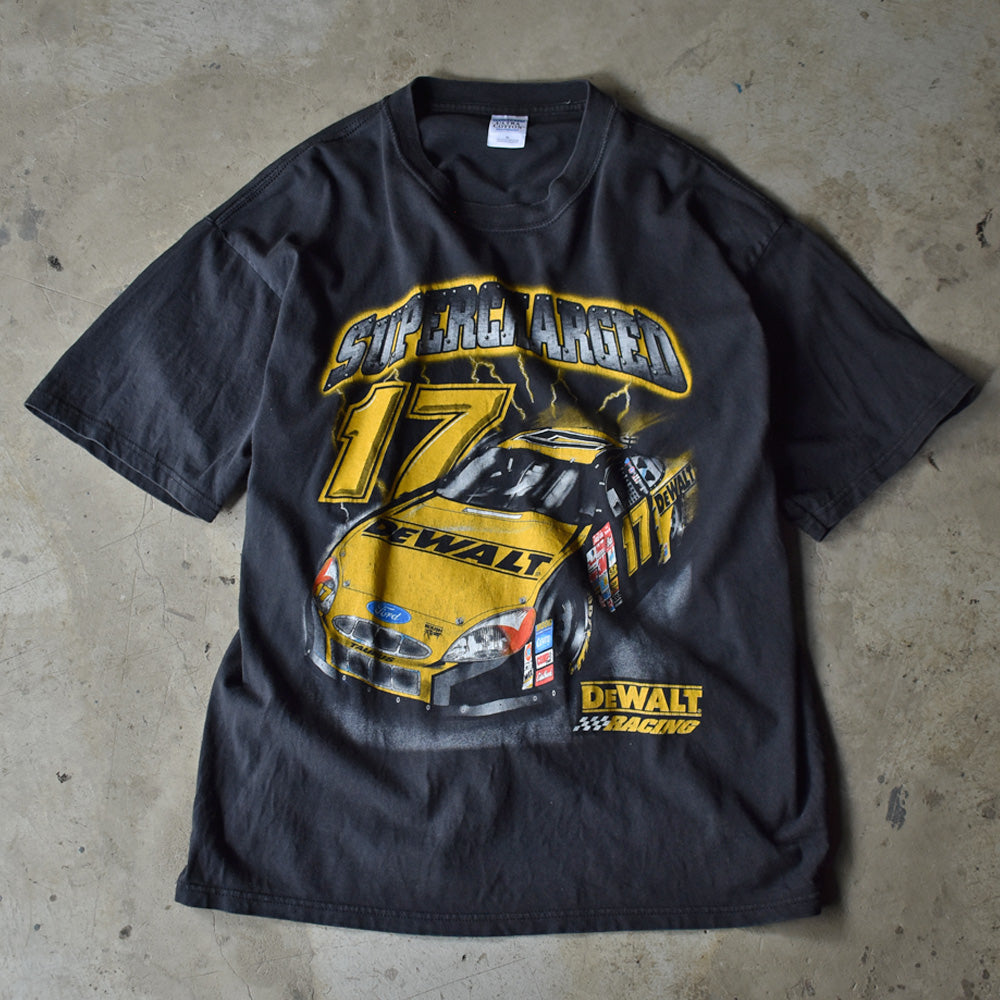 Y2K NASCAR “Matt Kenseth/マット・ケンゼス #17” ブラック! レーシング Tシャツ 230507