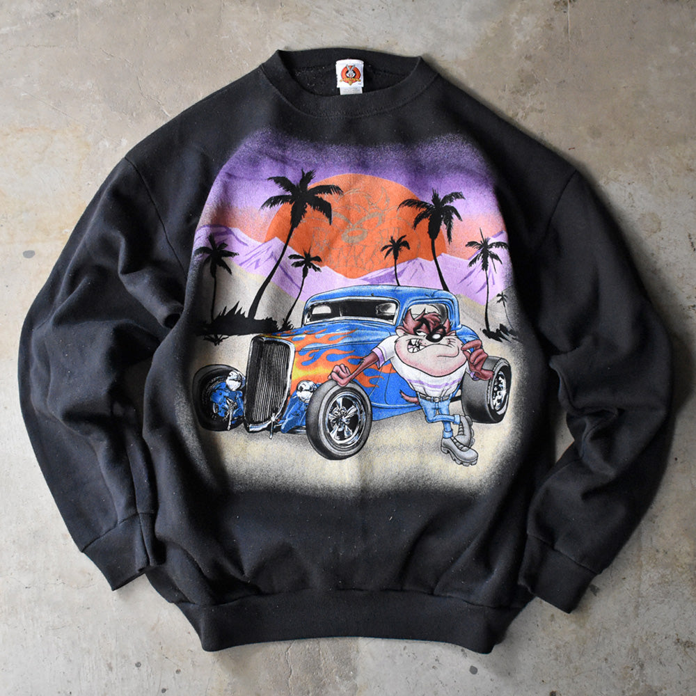 90’s Looney Tunes “TAZ” キャラ スウェット 240525