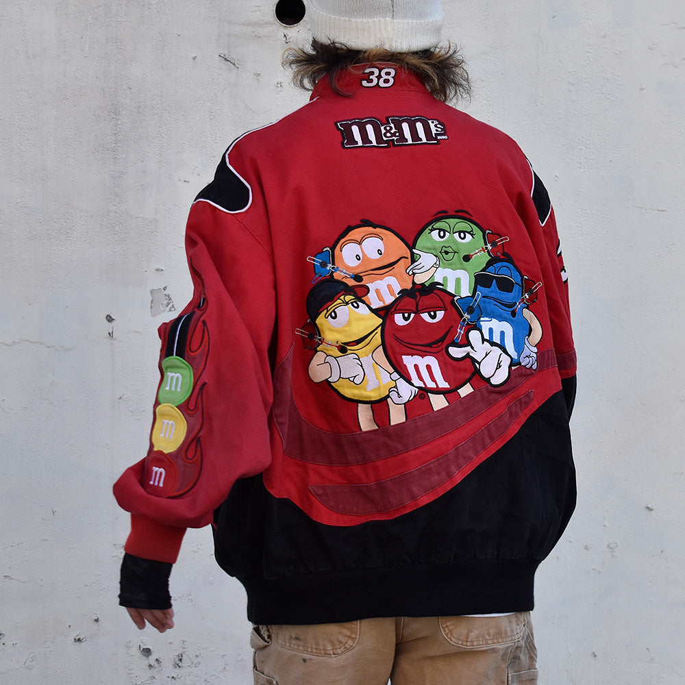 Y2K JEFF HAMILTON “M&M'S” コットン レーシングジャケット 231130H