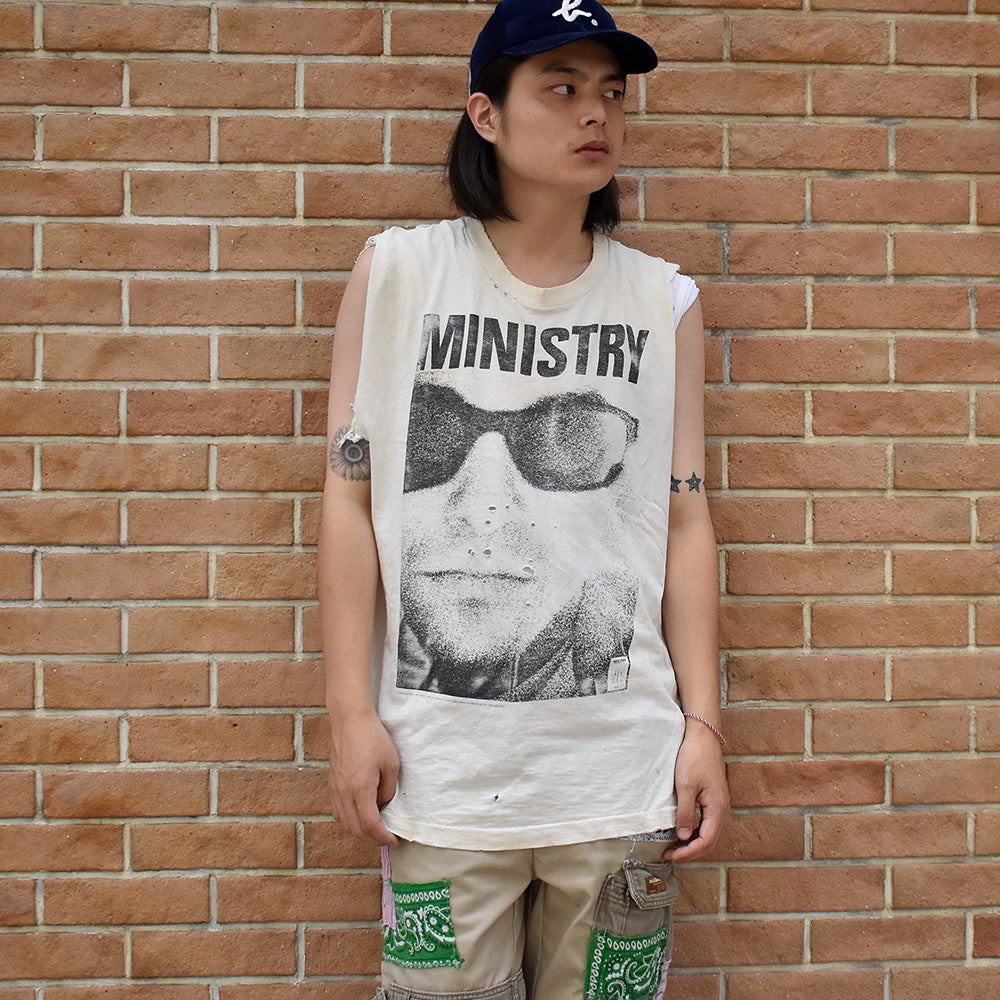 90's Ministry “All Day” カットオフTシャツ 240810H