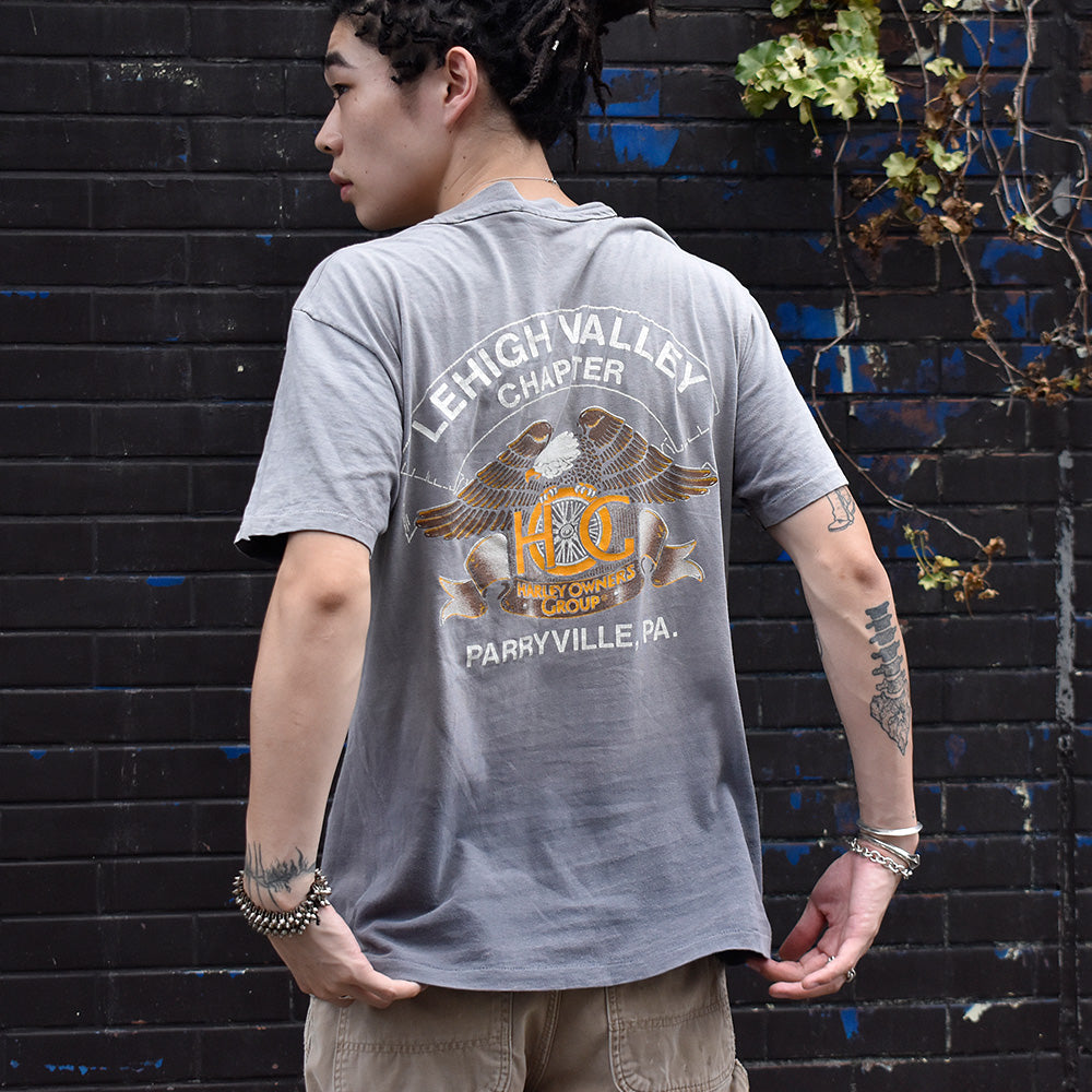 80's~ Harley-Davidson/ハーレー・ダビッドソン イーグルTee USA製 230903H