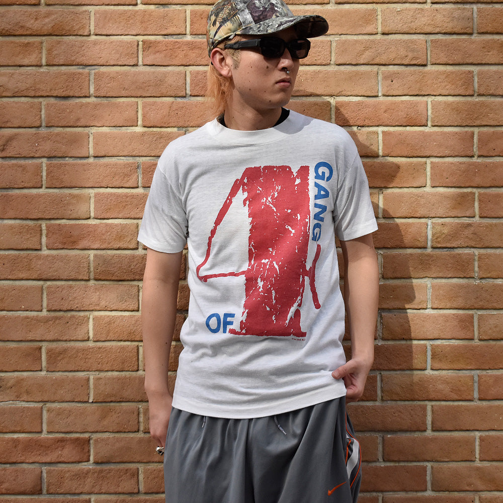 80's Gang of Four “Hard” パンク ロック Tシャツ 240110HSG1