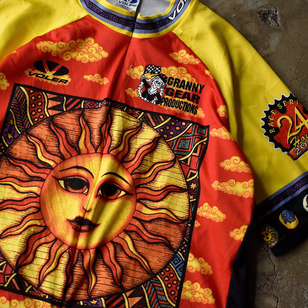 Y2K voler “Sun & Moon” サイクリングシャツ USA製 250518H