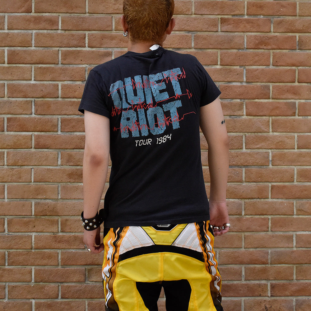 80's QUIET RIOT “Condition Critical” Tour 1984 ロック Tシャツ 250729H