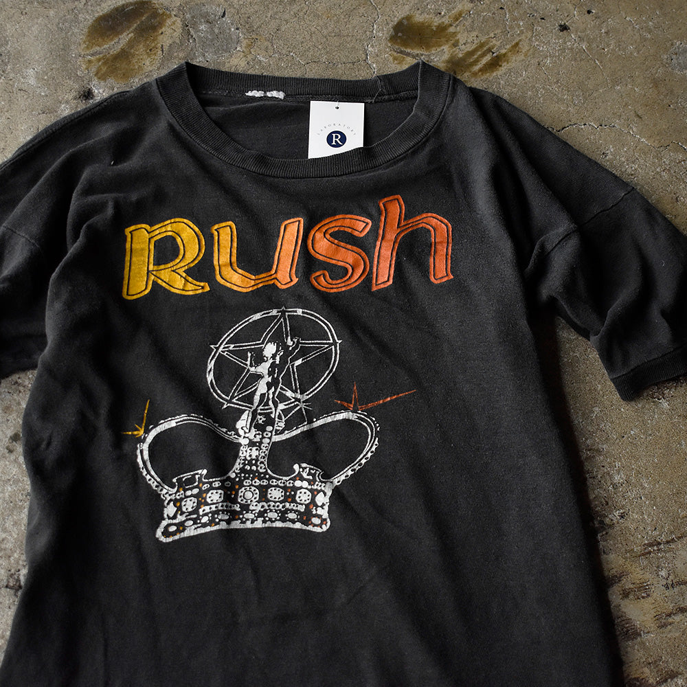 70's Rush “A Farewell to Kings” World Tour 1977-1978 ロック Tシャツ 250720H