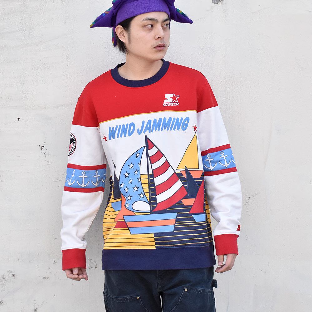 STARTER BLACK LABEL “WIND JAMMING” セーリング スウェット 240302H