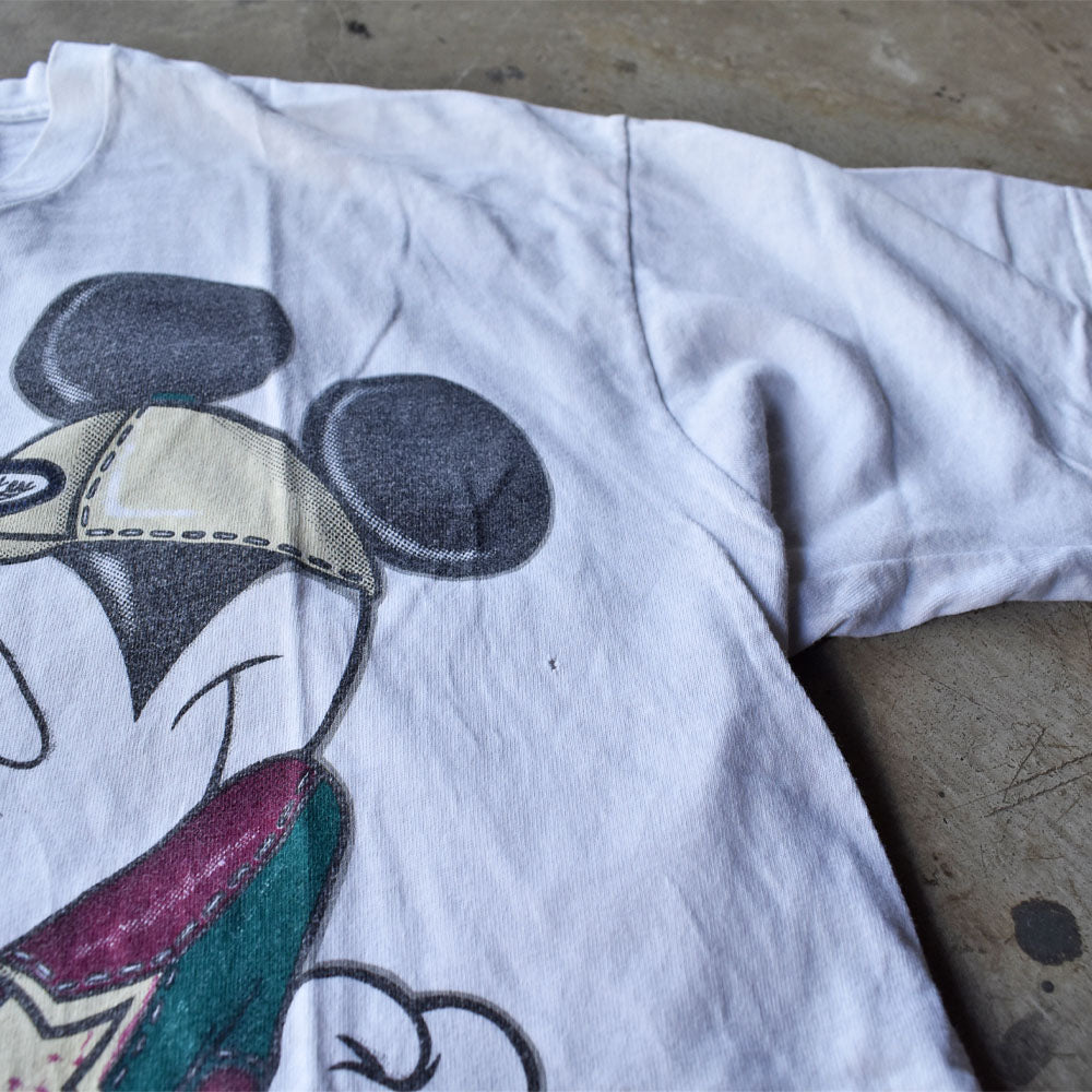 90’s Disney/ディズニー “Mickey&Minnie” Tシャツ USA製 230824
