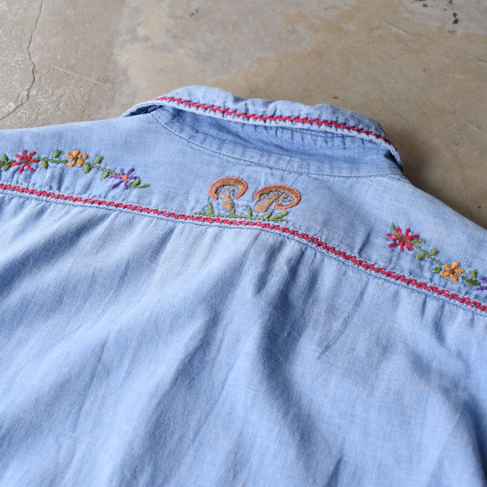 70’s Old Kentucky 刺繡 シャンブレーシャツ 251114H