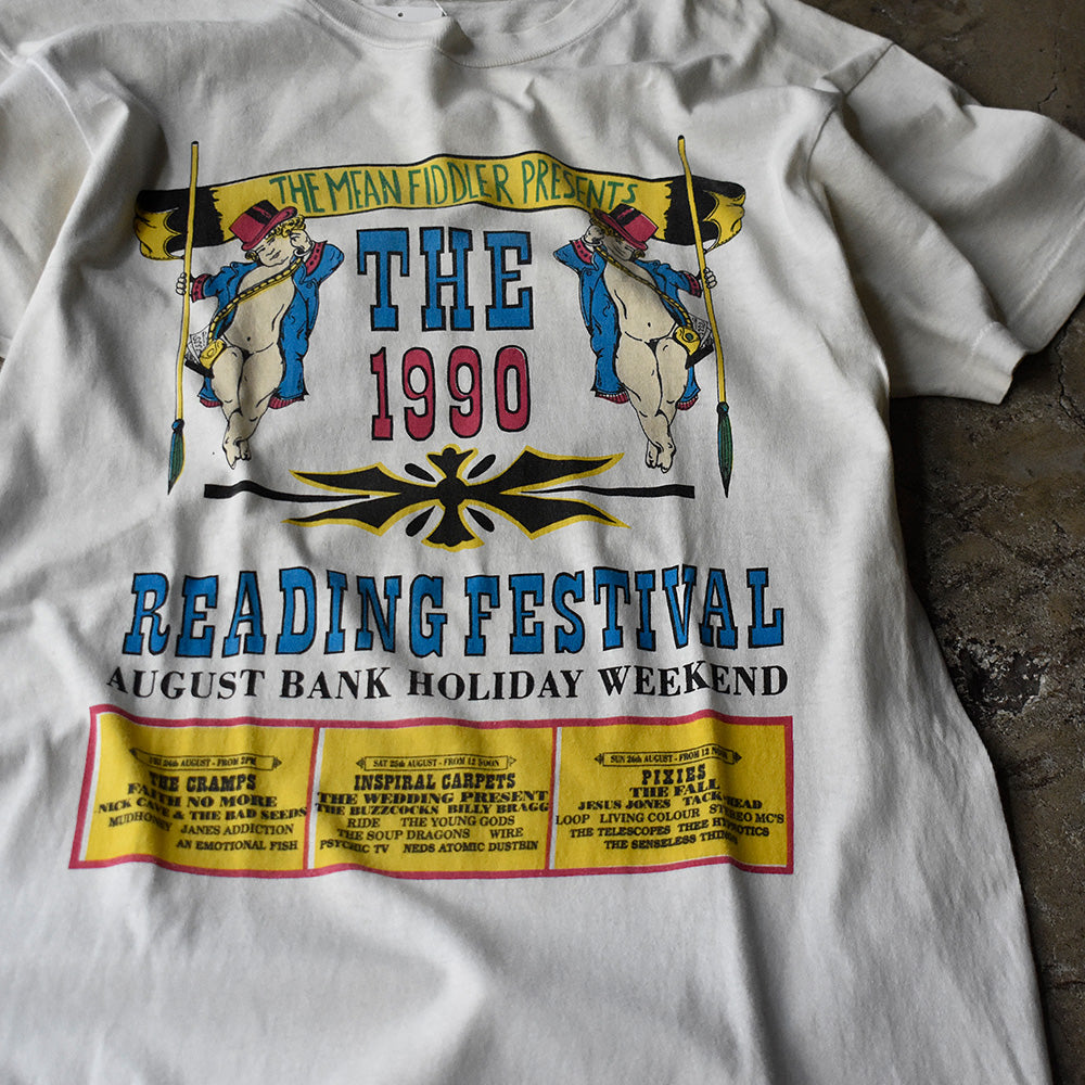 90's Reading Festivals "Reading Festivals 1990" フェス イベント Tシャツ 230907H