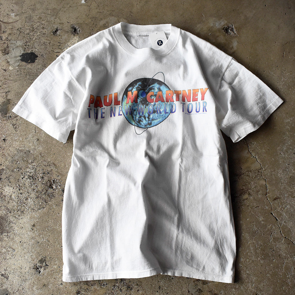 90's Paul McCartney “The New World Tour” Tシャツ 240402H