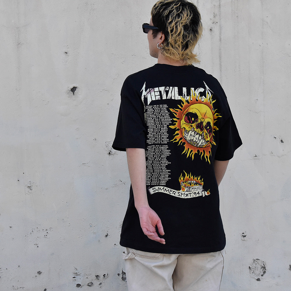 90's Metallica×PUSHEAD “SUMMER SH*T'94” Tour Tシャツ 240411H