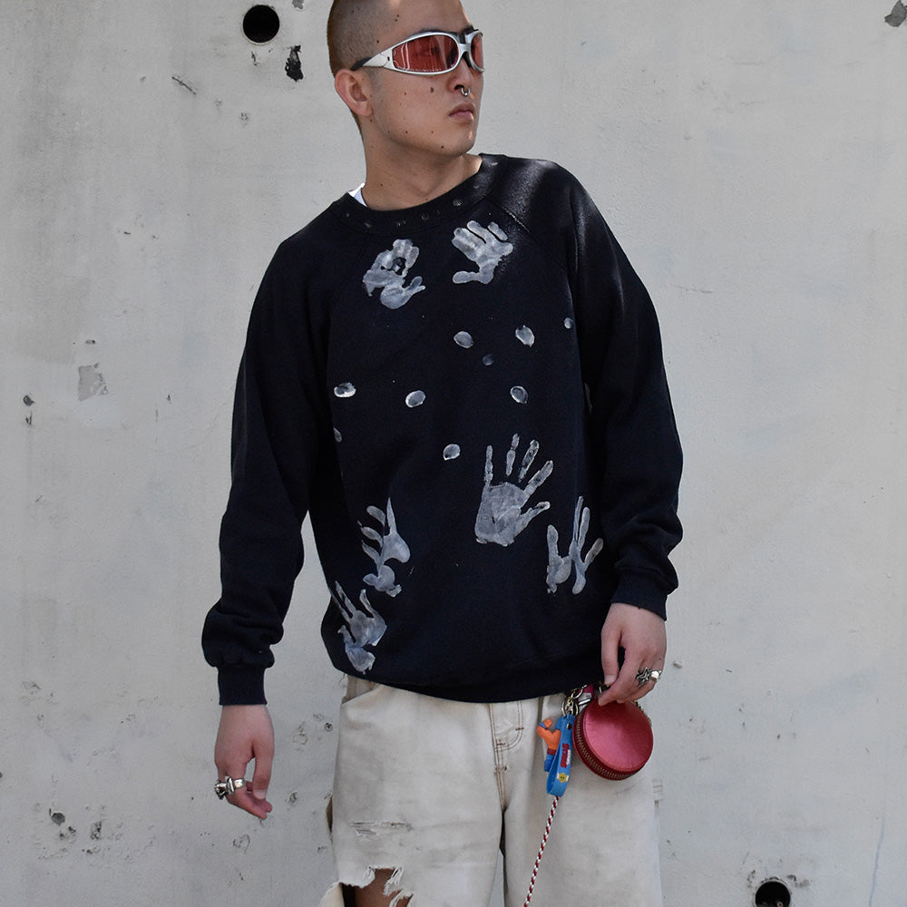 90's ペンキ! “Hand” スウェット USA製 250701H