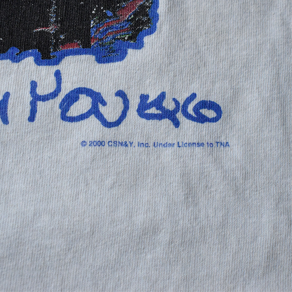 Y2K Crosby, Stills, Nash & Young “CSNY Tour” ロック Tシャツ 240424H