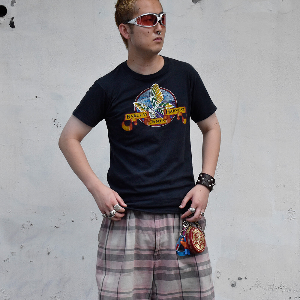 80's “Barclay James Harvest“ Tour ロック Tシャツ 250809H