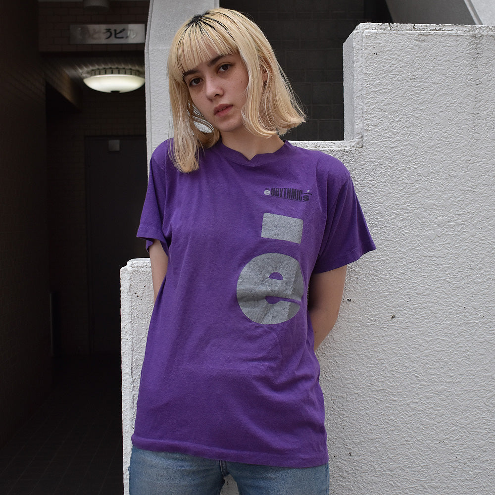 80's EURYTHMICS/ユーリズミックス "TOUCH" Tee 230707HYY