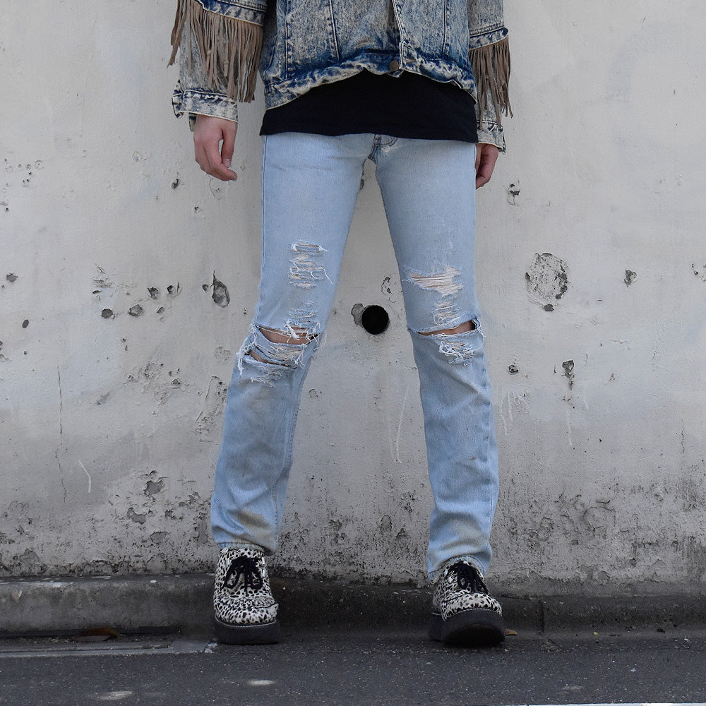 90's ダメージ! Levi's 501 デニムパンツ UK製 240420H